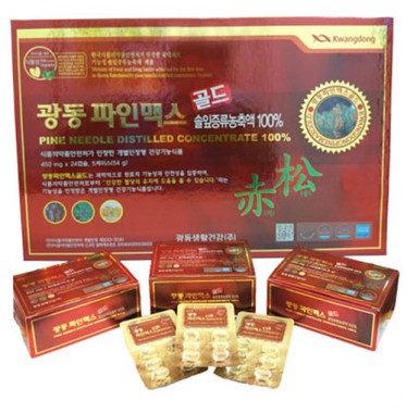 Tinh Dầu Thông Đỏ KWANGDONG Hàn Quốc 120 Viên