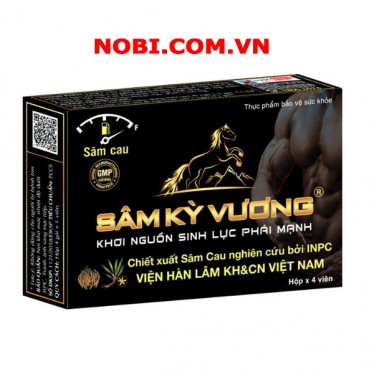 Sâm Kỳ Vương - Hỗ Trợ Nam Giới XTS Được BYT Cấp Phép (Hộp 4 Viên)