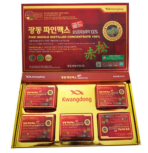 Tinh Dầu Thông Đỏ KWANGDONG Hàn Quốc 120 Viên