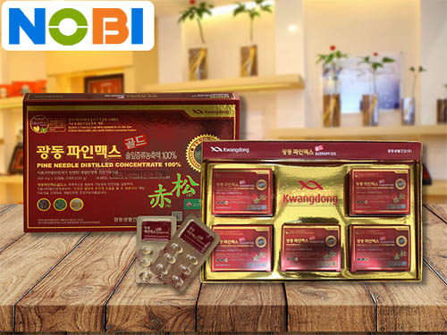 Tinh Dầu Thông Đỏ KWANGDONG Hàn Quốc 120 Viên